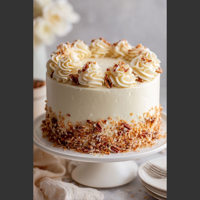 Carrot cake with walnuts from healthy bakery in Kitui - Fresh spiced cake from Hussein Bakes