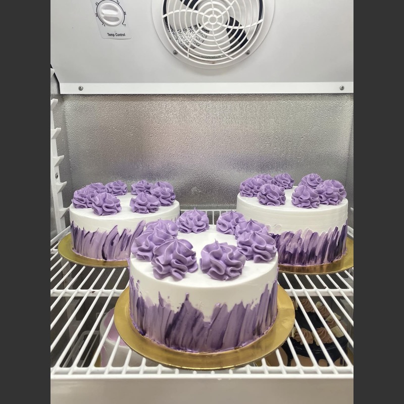 Lavender cake with unique flavors in Kenya - Specialty cake from Hussein Bakes Kitui town