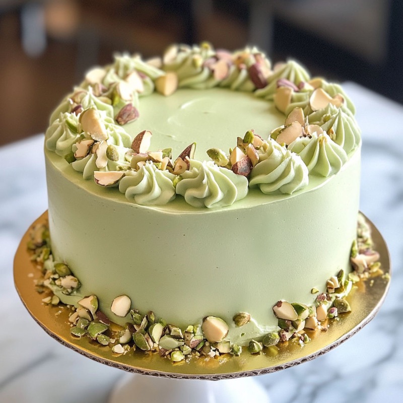 Pistachio gourmet luxury cake in Kitui - Premium gourmet cake from Hussein Bakes bakery